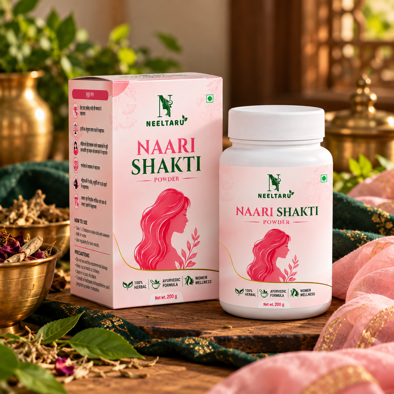Neeltaru Naari Shakti Powder – Ayurvedic Herbal Blend for Women's Intimate Wellness, Energy & Immunity - Image 5
