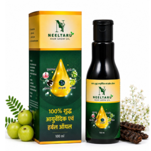 Neeltaru Hair Grow Oil | Ayurvedic Hair Growth Oil for Hair Fall Control, Strong & Healthy Hair | 100ml