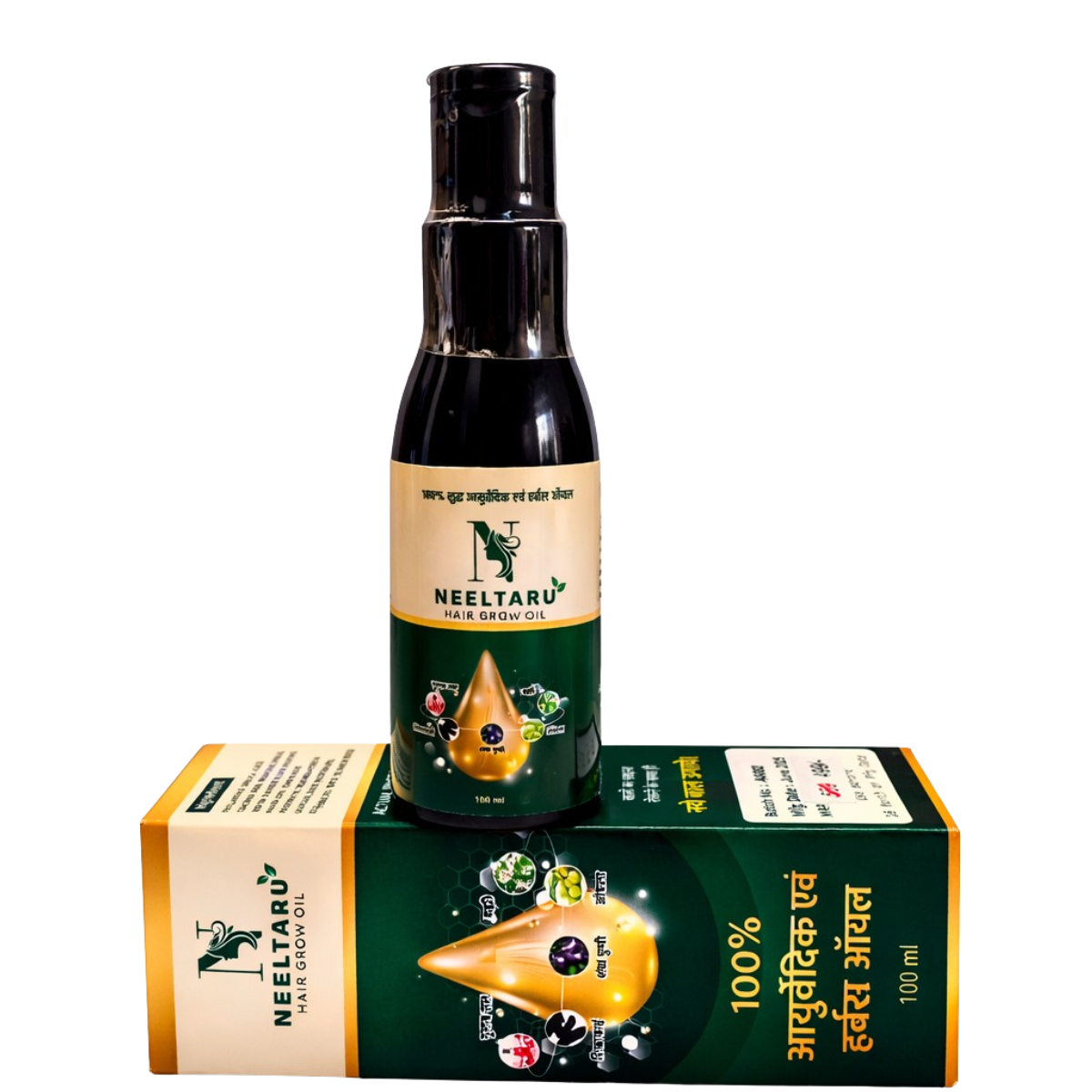 Neeltaru Hair Grow Oil | Ayurvedic Hair Growth Oil for Hair Fall Control, Strong & Healthy Hair | 100ml - Image 4