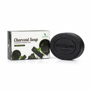 Neeltaru Charcoal Soap Combo Pack (Buy 4 Get 1 Free) – Ayurvedic Deep Cleansing Soap for Clear & Fresh Skin